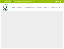 Tablet Screenshot of kpcindustry.com